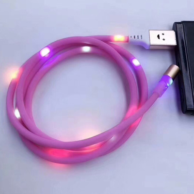 Tiktok Beat Voice-Controlled Streamer Magnetic Data Cable 2A Cablemobile Phone Charging Data