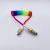 2021 New Haojue Rainbow Spring Wire Telescopic Extension Data Cable Mobile Phone Fast Charging Colorful Weaving