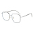 Trendy Men and Women Ultra-Light Polygon Glasses Frame Vintage Glasses Rim Glasses Box Box Metal Plain Glasses with Myopia Glasses Glasses