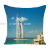 Linen Digital Printed Pillowcase without Core Support Custom Pattern Sofa Cushion Car Back Cushion