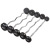 Small Barbell Straight Bar Curved Bar Barbell Rubber-Covered Barbell