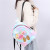 Autumn and Winter New Furry Backpack Cartoon Cute Light Plush Parent-Child Bags Bunny Sequined Children's Backpack