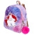 Factory Hot Sale Cartoon Schoolbag New LED Unicorn Plush Backpack Cute Fashion Fur Ball Children's Bag