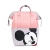 Cartoon Mickey Multi-Functional Mummy Bag Large Capacity Fashion Baby Backpack Waterproof Feeding Bottle Diaper Backpack Women's Bag
