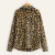 Amazon AliExpress Foreign Trade Women's Coat 2019 Winter Popular Leopard Cardigan Fashion Double-Sided Plush Coat