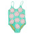 Children's Swimsuit New Baby Girls' Cute Flowers Sling One Piece Swimsuit Summer Big Children's Hot Spring Swimsuit