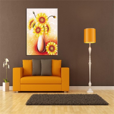 Handmade Painting Household Entrance Painting Modern Minimalist Corridor Painting Abstract Stereograph Sunflower