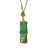 Live Supply Inlaid Green Chalcedony Bamboo Joint Pendant Necklace New Fashion Festival Bamboo Leaf Jade Pendant