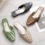 Closed Toe Half Slippers Women's Summer 2021 New Lazy Women's Shoes Outer Wear Fashion Trending Sandals Ins Fashion Shoe