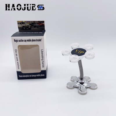 Factory in Stock Magic Sucker Car Phone Holder Creative Double-Sided Silicon Tablet Desktop Live Stream Bracket
