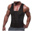 Cross-Border Hot Breasted Zipper Two-Layer Compression Burst into Sweat Men's Sports Vest Neoprene Corset Belly Contracting