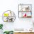 Nordic Wall Shelf Living Room TV Background Wall Decoration Shelf Simple Modern Creative round Wall Hanging