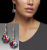 Rongyu Cross-Border Ornament Crystal Clear Enamel Earrings Drop-Shaped Shiny Colorful E-Commerce Hot-Selling Product