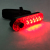 7288usb Rechargeable Bicycle Taillight Bicycle Safety Alarm Lamp Highlight Patch Taillight Cycling Fixture