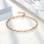 925 Cool Style Double Layer Ball Bracelet Female Special-Interest Design Korean Style Student Girlfriends Personality Simple and Popular Bracelet