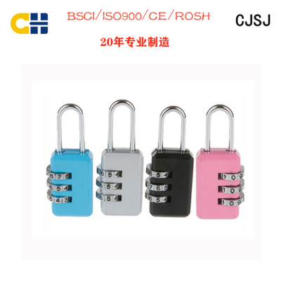 Factory Direct Sales Creative Small Alloy Luggage Mechanical Combination Lock Small Luggage Lock CH-05B