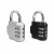 Production Supply 3-Bit Code High Quality Special Offer Metal Password Lock Printable Logo Color Spray Paint CH-603-2