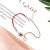 925 Silver Red Rope CNC Small Waist Exquisite Niche Ins Style Bracelet Super Beautiful Silver Accessories