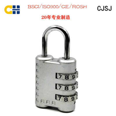 [Lock] Production Medium and High-Grade Luggage and Suitcase Password Lock Gift Number Padlock Mechanical Style Lock CH-24H