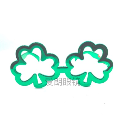 Irish Festival Clover Glasses St. Patrick's Day Glasses Irish Party Prom Glasses Glasses