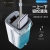 Scratch-off Mop Lazy Mopping Gadget Household Rotating Dry Wet Separation Hand-Free Flat Mop Bucket Mop