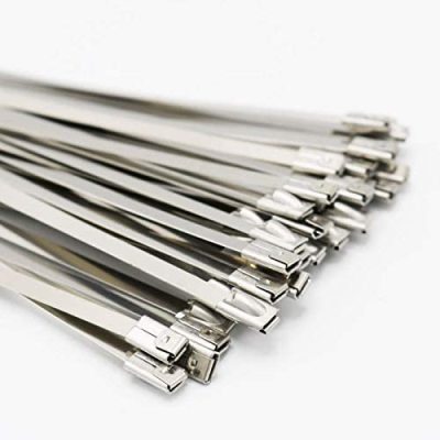 10 Inches (about 25.4cm Supreme304 Stainless Steel Tie-Wraps 150 Pounds to about 68.0kg