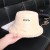 Autumn and Winter New Lamb Wool Korean Style Versatile Fashionable Casual Bucket Bucket Hat Embroidered Letter Suede Bucket Hat