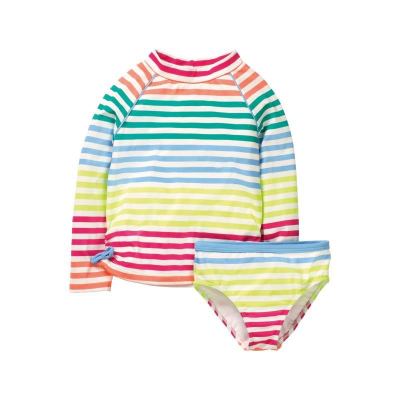 European and American Foreign Trade Long-Sleeved Children's Baby Sunscreen Children's Swimsuit