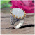 Rongyu Cross-Border E-Commerce Hot-Selling Product Plated 925 Retro Moonstone Ring European and American Diamond-Embedded Creative Two-Color Crown Ring