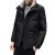 20 Winter New Men's down Jacket Korean Style Stand Collar Fur Collar Warm White Duck down Coat Men's Short Top
