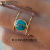 Rongyu Wish AliExpress Amazon New Hot Selling Bracelet Luxury 18K Gold Electroplated Blue Dragon Crystal Turquoise Ring