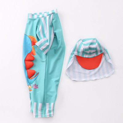 New Boys' Cotton One-Piece Swimsuit Baby Cute Baby Boy Children Swimsuit Boy Children's Swimwear