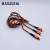 2021 Mosaic Three-in-One Data Cable Metal Toe Cap Woven Multi-Functional Phone Fast Charge Line Mobile Phone Universal