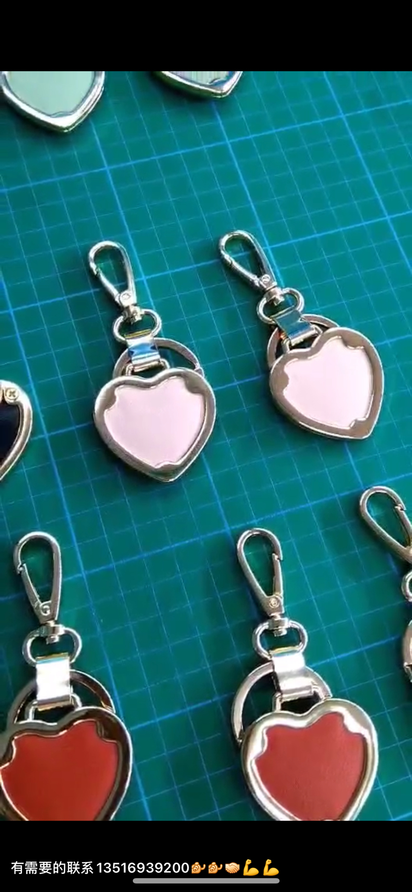 厂家直销钩扣 新款心型吊坠钩扣 适用于箱包服饰 拿图询价