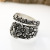Rongyu Japanese and Korean Style Retro Creative Flower Vine Ring Fashion Trending 925 Thai Silver Open-End Universal Size Ring