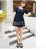 2021 New Swimsuit Female Conservative Cover Belly Thin Spa plus-Sized mm Skirt Swimsuit