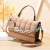 Internet Celebrity Same Style Women's Large Capacity Women's Bag Korean Style Simple Solid Color Women's Shoulder Bag Retro Trendy Crossbady Handbag