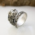 Rongyu Japanese and Korean Style Retro Creative Flower Vine Ring Fashion Trending 925 Thai Silver Open-End Universal Size Ring