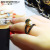 Rongyu 2020 New Hand Jewelry Factory Wholesale 18K Gold Plated Color Separation Fashion Frog Golden Toad Play Bead Ring