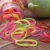 Korean Candy Color Strong Pull Constantly Boxed Hair Rope Color Elastic Black Headband Hair Ring Disposable Rubber Band