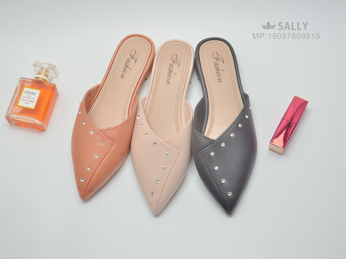 包头拖鞋女夏外穿时尚懒人一脚蹬网红ins半拖鞋休闲凉拖