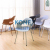 Fashion Outdoor Coffee Chair Plastic Backrest Dining Room Chair Nordic Hotel Chair Conference Office Chair Hollow Chair