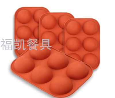 6Cravity Hot Sale Anti-slip Heat-Resistance Small Hemispherical Shape Silicon Soap Moulds