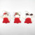 Factory Direct Sales Christmas Decoration Christmas Gift Christmas Tree Decoration Little Bell Shape Fabric Pendant