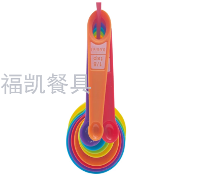 Amazone Hot Sale Colorful High Quality Plastic Kitchen Baking Tools Rainbow Colorful Plastic 