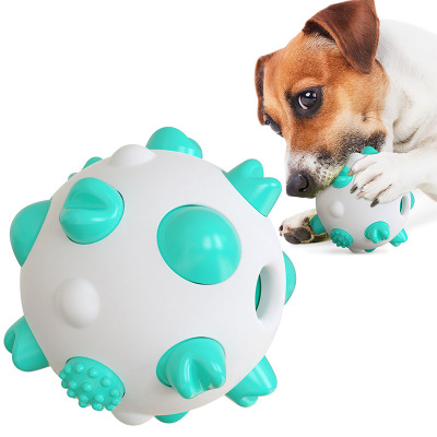 Amazon New Pet Supplies Spherical Dog Molar Rod Toy Bite-Resistant Bone Toothbrush Dog Toy