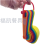 Amazone Hot Sale Colorful High Quality Plastic Kitchen Baking Tools Rainbow Colorful Plastic 