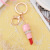 Makeup Series Lipstick Rhinestone Pendant Bag Ornament Car Spot Drill Keychain High-End Custom Gift Gifts