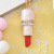 Makeup Series Lipstick Rhinestone Pendant Bag Ornament Car Spot Drill Keychain High-End Custom Gift Gifts