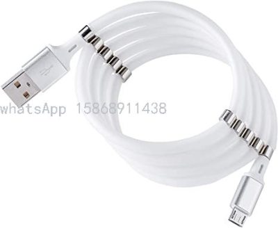 Magic Cable Magnetic Charging Cable Lighting Charging Wire Redesigned Absorption Nano Data Cables iPhone Samsung iPad